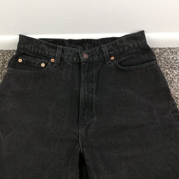 Vintage 1996 Levis Jeans 521 Tapered Leg High Rise Womens 12 Med 30x31 USA Made - Picture 2 of 11